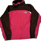 The North Face Contrast Stitch Ski Jacket - Large Brown Polyester