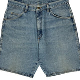 Wrangler Denim Shorts - 34W 10L Light Wash Denim