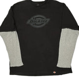Dickies Long Sleeve T-Shirt - XL Black Cotton
