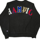 Reverse Weave Champion Spellout Sweatshirt - Medium Gold Cotton