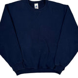 Blank Russell Athletic Sweatshirt - Medium Navy Cotton