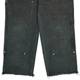 Elwood Double Knee Carpenter Pants - 32W 28L Gray Cotton