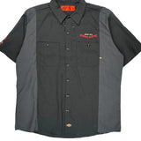 Johnson'S Electric Dickies Short Sleeve Shirt - XL Black Polyester Blend