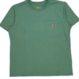Original Fit Carhartt T-Shirt - Large Green Cotton
