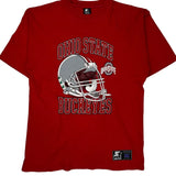Ohio State Buckeyes Starter College T-Shirt - Medium Red Cotton