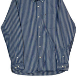 Tommy Hilfiger Striped Shirt - Small Blue Cotton