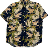 Guess Hawaiian Shirt - XL Multicoloured Cotton Blend