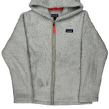 Age 12 Patagonia Fleece - Large Grey Polyester