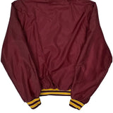 Holloway Varsity Jacket - XL Burgundy Polyester
