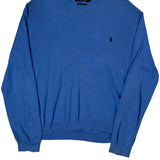 Polo By Ralph Lauren Sweater - XL Blue Cotton