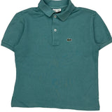 Age 12 Lacoste Polo Shirt - Medium Green Cotton