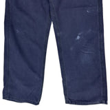 Carhartt Carpenter Trousers - 33W 32L Navy Cotton Blend