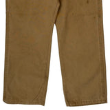 Wrangler Carpenter Pants - 30W 30L Brown Cotton