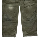 Carhartt Double Knee Cargo Pants - 36W 29L Green Cotton