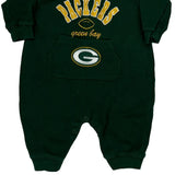 Age 3-6 Months Green Bay Packers Nfl Football Overalls - 2XS Green Cotton