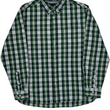 Tommy Hilfiger Checked Shirt - Large Green Cotton