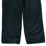 Carhartt Double Knee Carpenter Pants - 30W 32L Black Cotton