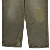 Carhartt Double Knee Carpenter Pants - 36W 32L Gray Cotton
