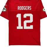 Green Bay Packers Reebok Football Jersey - Medium Red Polyester