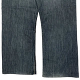 Bke Wide Leg Jeans - 36W 31L Dark Wash Cotton