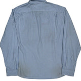 Nautica Checked Shirt - 2XL Blue Cotton