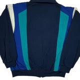 Adidas Striped Track Jacket - Large Green Cotton