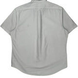 Polo By Ralph Lauren Short Sleeve Shirt - Large White Cotton