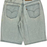 Levis Denim Shorts - 30W 10L Light Wash Cotton