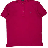 Polo By Ralph Lauren Polo Shirt - Large Pink Cotton