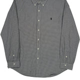 Ralph Lauren Slim Fit Shirt - XL Black & White Cotton