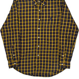 Ralph Lauren Checked Shirt - Medium Yellow Cotton