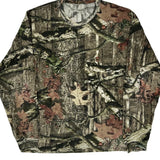 Mossy Oak Camo Long Sleeve T-Shirt - Medium Camo Cotton