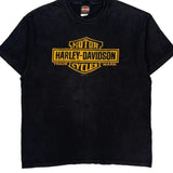 Las Vegas Harley Davidson Graphic T-Shirt - XL Black Cotton
