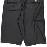 Carhartt Cargo Shorts - 32W 11L Gray Cotton Blend