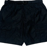 Marlboro Cargo Shorts - Mediumw 6L Black Nylon