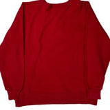 Minnie Mouse Disney Cartoon Sweatshirt - Large Red Cotton