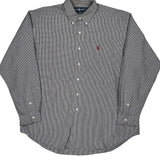 Blake Ralph Lauren Checked Shirt - XL Black Cotton