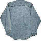 Levis Denim Shirt - Large Light Wash Denim
