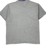 Anvil Single Stitch T-Shirt - Large Grey Cotton