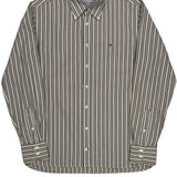 Tommy Hilfiger Striped Shirt - Medium Brown Cotton