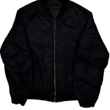 Uniqlo Bomber Jacket - Large Black Polyester
