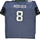 Seahawks Reebok Nfl Football Jersey - 2XL Gray Polyester