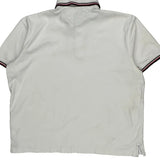 Tommy Hilfiger Polo Shirt - Large White Cotton