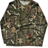 Break-Up Infinity Mossy Oak Camo Long Sleeve T-Shirt - XL Camo Cotton