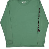 Carhartt Long Sleeve T-Shirt - Large Green Cotton