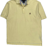 Tommy Hilfiger Polo Shirt - Large Yellow Cotton