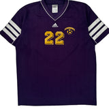 Oconomowoc Adidas Football Shirt - Large Purple Polyester