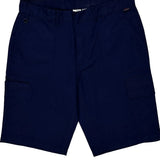 Unbranded Cargo Shorts - 34W 10L Navy Polyester Blend