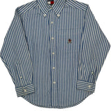 Kids Tommy Hilfiger Striped Shirt - Small Blue Cotton