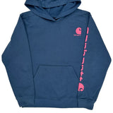Age 10 Carhartt Hoodie - Medium Blue Cotton